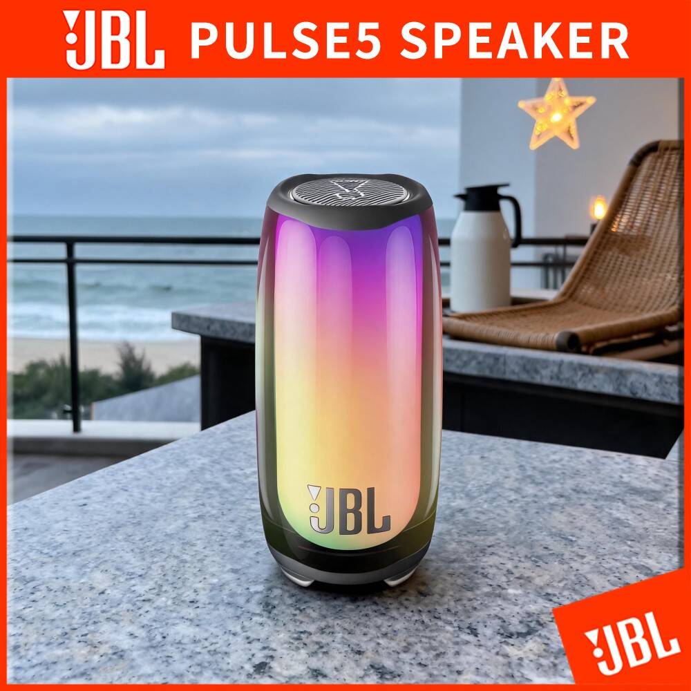 Outdoor Camping Show - JBL PLUSE5 ลำโพงบลูทูธแบบพกพา พร้อมไฟ LED แสดงแสงสี