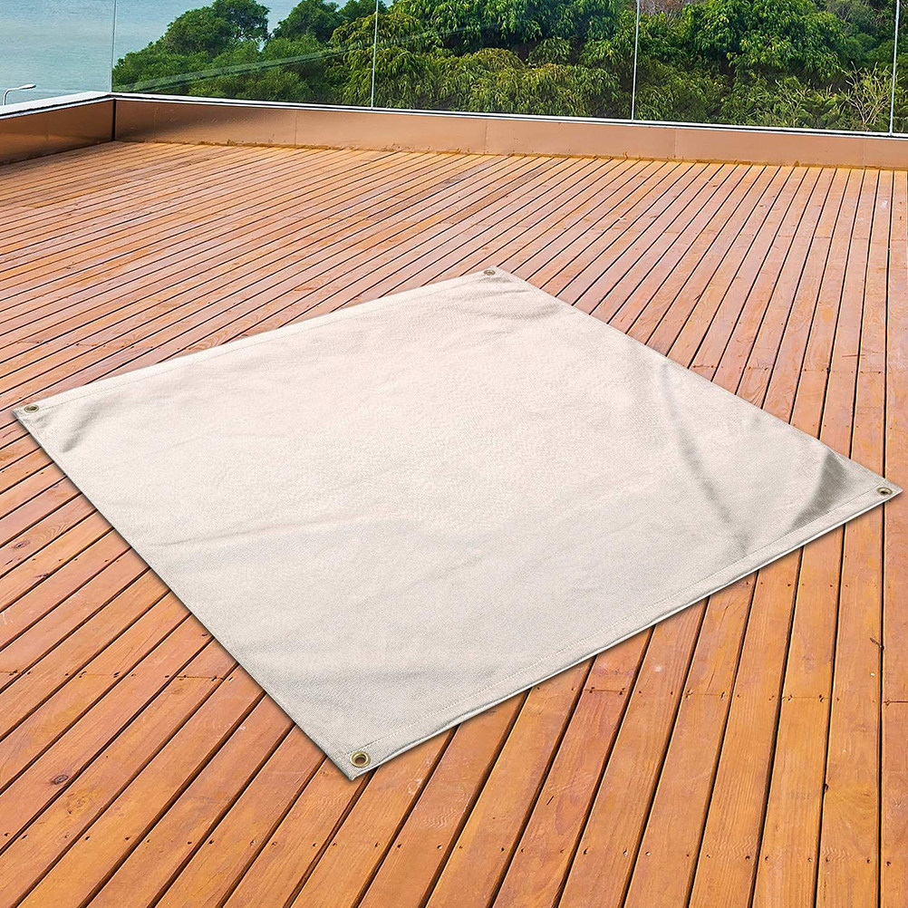 Outdoor Camping Mat - 1 ชิ้น แผ่นรองเตาไฟกันไฟลุก สำหรับแคมป์ปิ้งกลางแจ้ง ผ้าป้องกันเตาบาร์บีคิว ผ้าห่มกันไฟ