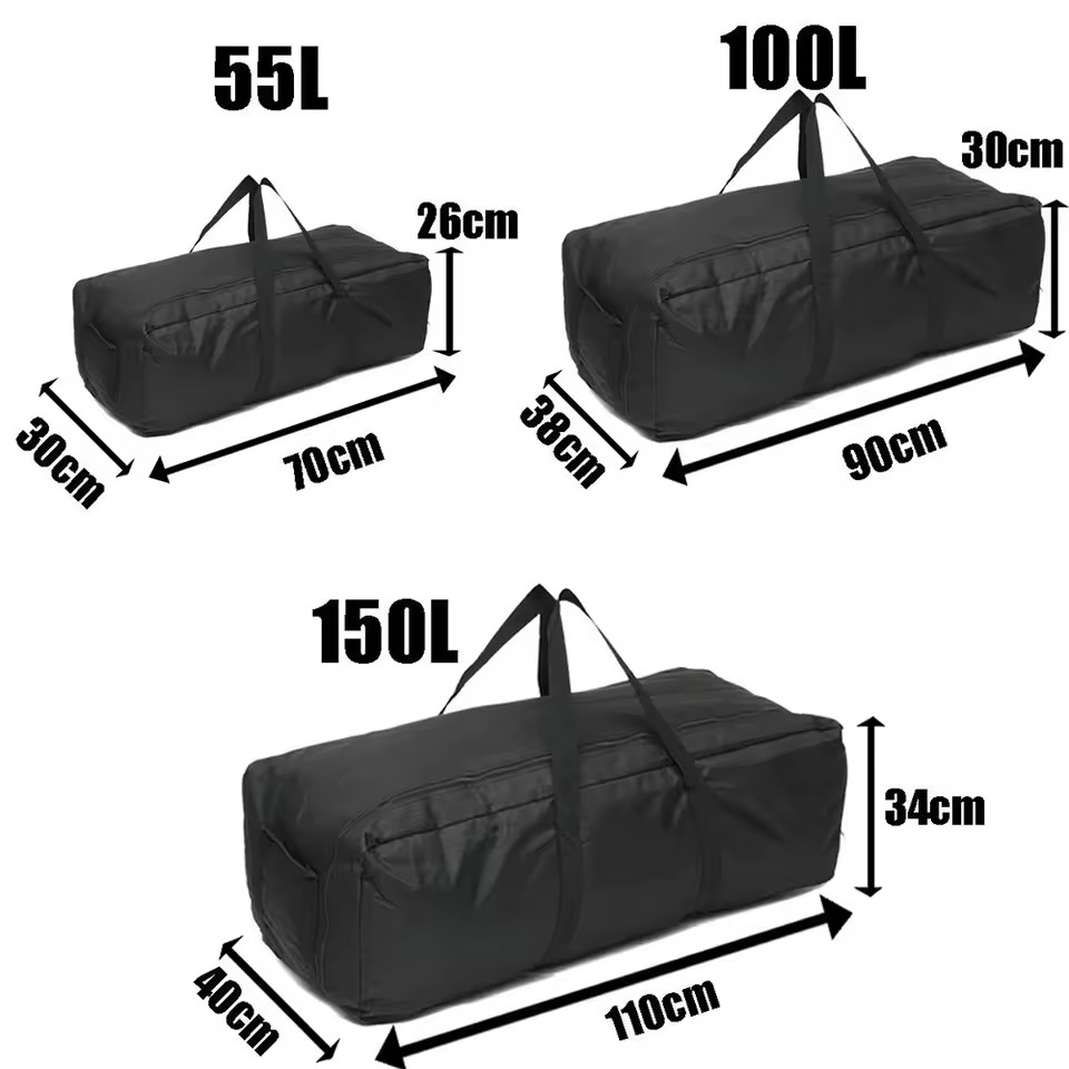 Outdoor Camping Backpack - กระเป๋าเดินทางสำหรับตั้งแคมป์กลางแจ้ง 1680D Oxford สำหรับเดินป่า กระเป๋าเดินทางขนาดใหญ่กันน้ำสำหรับผู้ชายและผู้หญิง