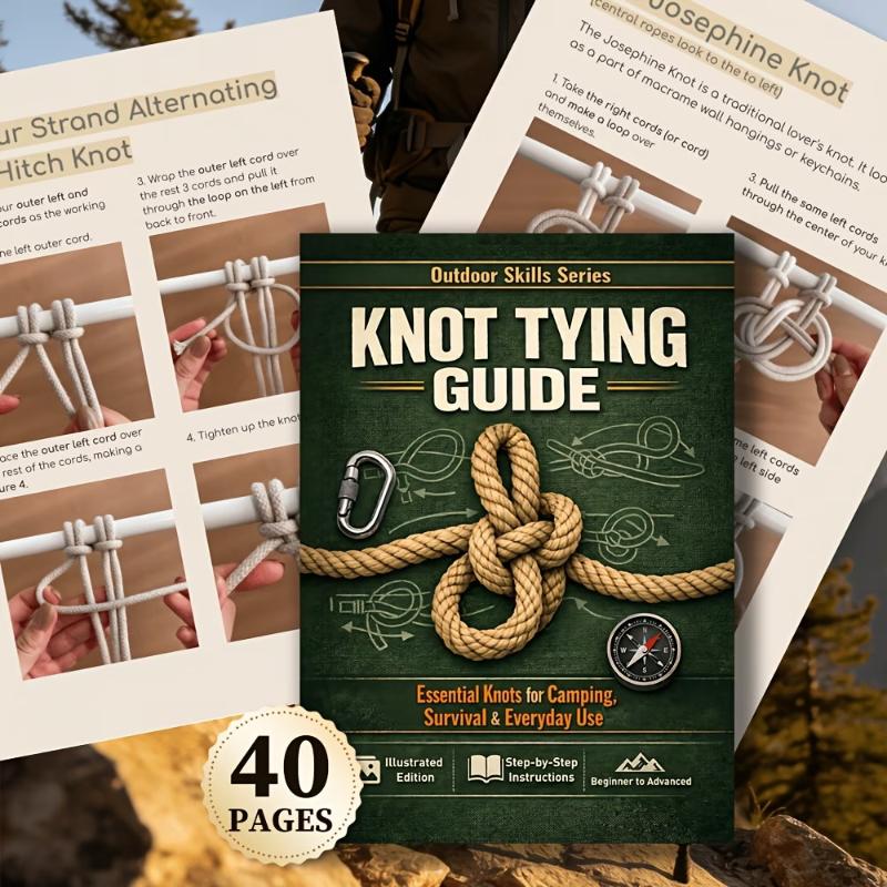 คู่มือการผูกปมสำคัญ 50 แบบ พร้ - Outdoor Camping Adventures บทวิจารณ์และราคา