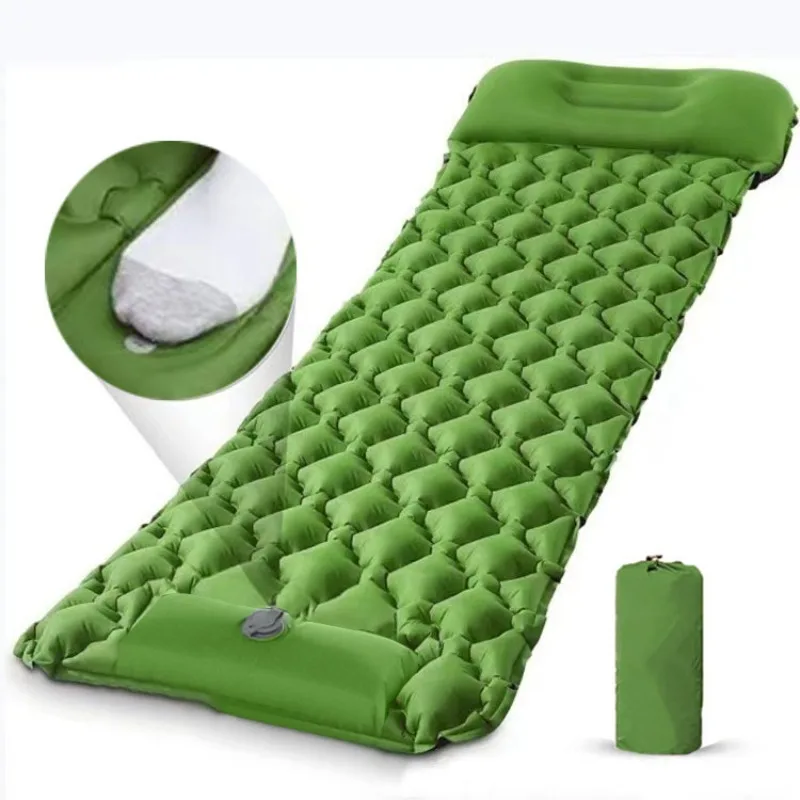 แผ่นรองนอนแบบเป่าลมสำหรับตั้งแ - Outdoor Camping Mat บทวิจารณ์และราคา