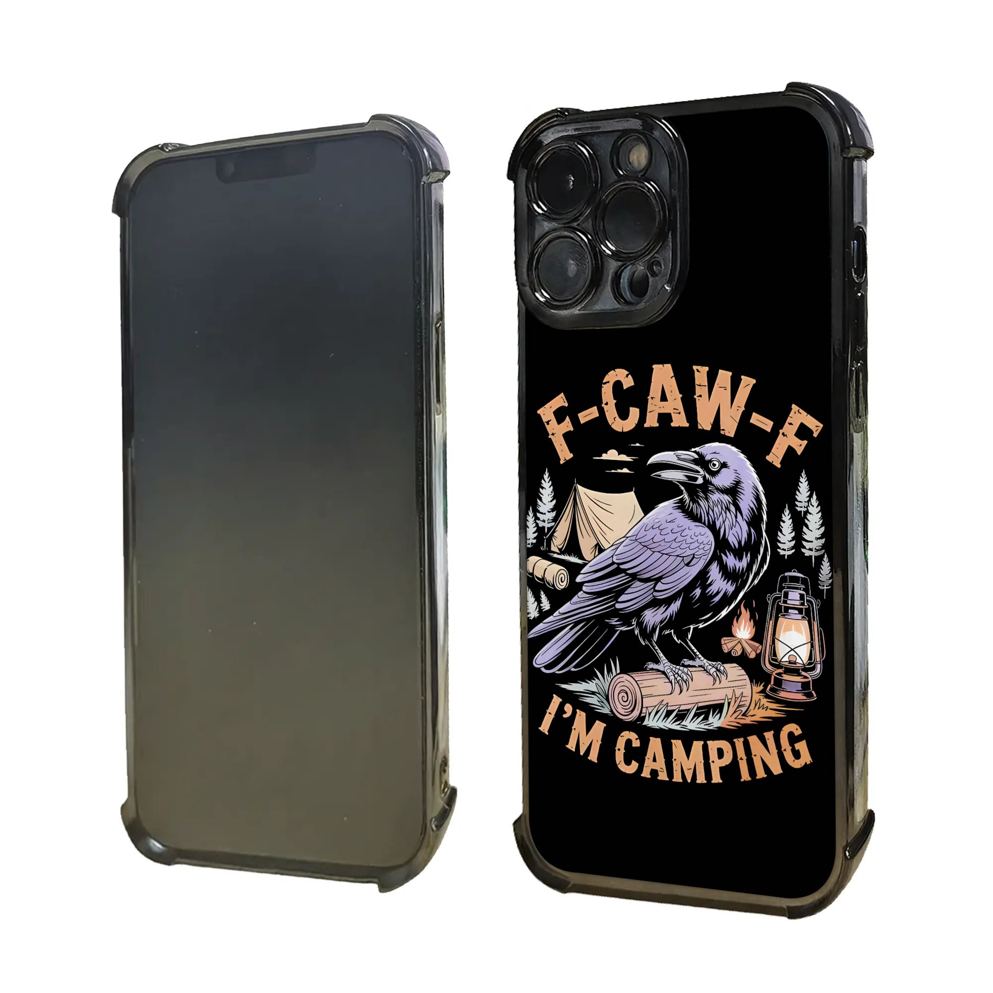เคสโทรศัพท์ลายอีกาตลก F CAW F  - Outdoor Camping Adventures บทวิจารณ์และราคา