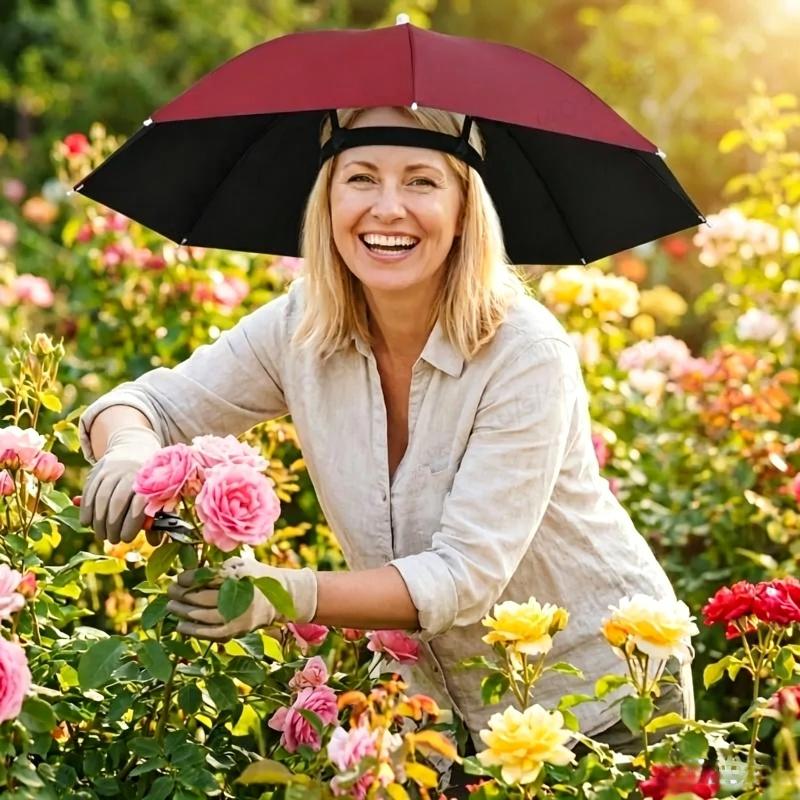 หมวกกันแดดแบบพับได้ กันน้ำ กัน - Outdoor Camping Umbrella บทวิจารณ์และราคา