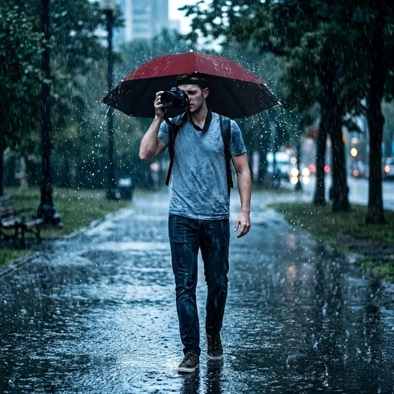 หมวกกันแดดแบบพับได้ กันน้ำ กัน - Outdoor Camping Umbrella บทวิจารณ์และราคา