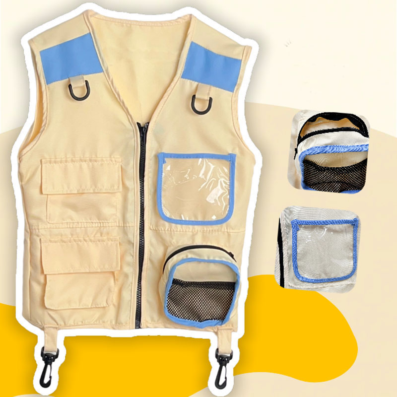 เสื้อกั๊กนักสำรวจสำหรับเด็กคอส - Outdoor Camping Kids Activities บทวิจารณ์และราคา