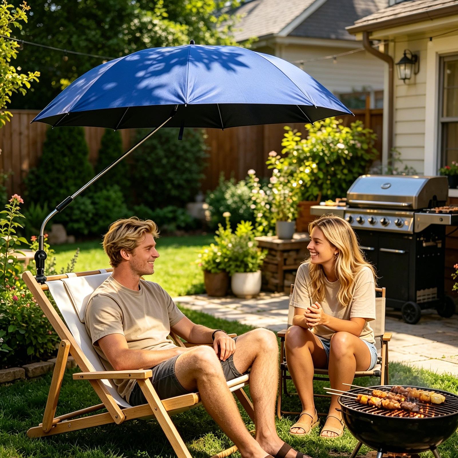 ร่มชายหาดปรับได้ 360 องศา ร่มพ - Outdoor Camping Umbrella บทวิจารณ์และราคา