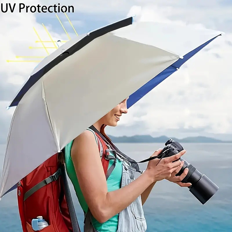 หมวกกันแดดแบบพับได้สองชั้น ปรั - Outdoor Camping Umbrella บทวิจารณ์และราคา