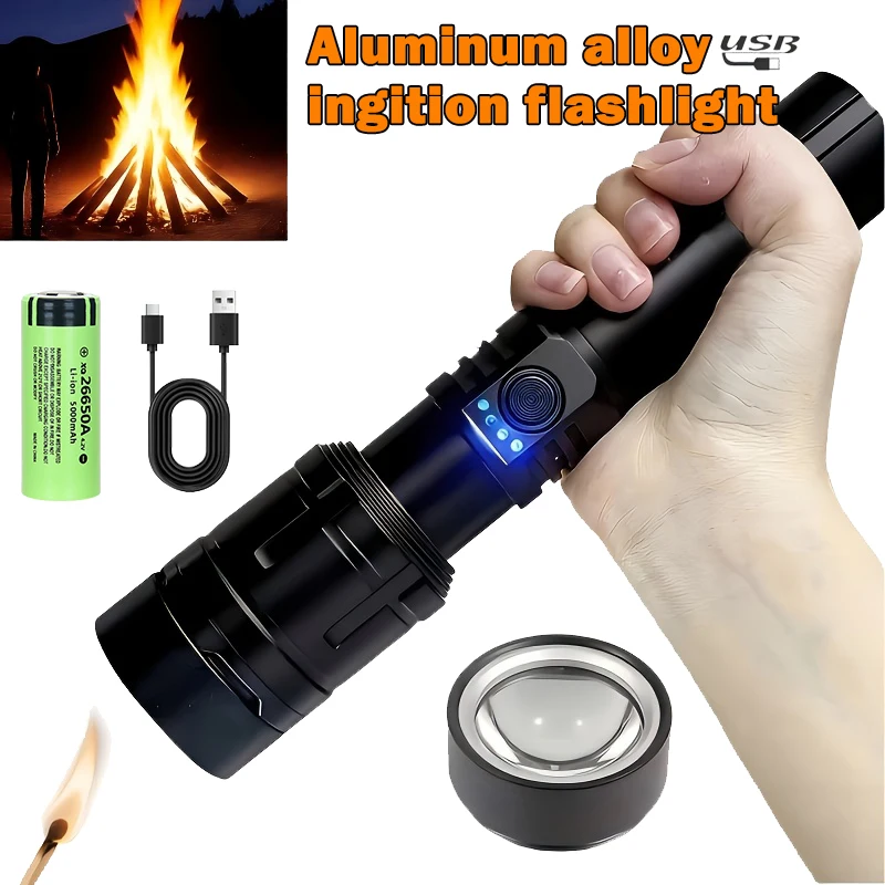 ไฟฉายที่ทรงพลังเป็นพิเศษ ไฟฉาย - Outdoor Camping Adventures บทวิจารณ์และราคา
