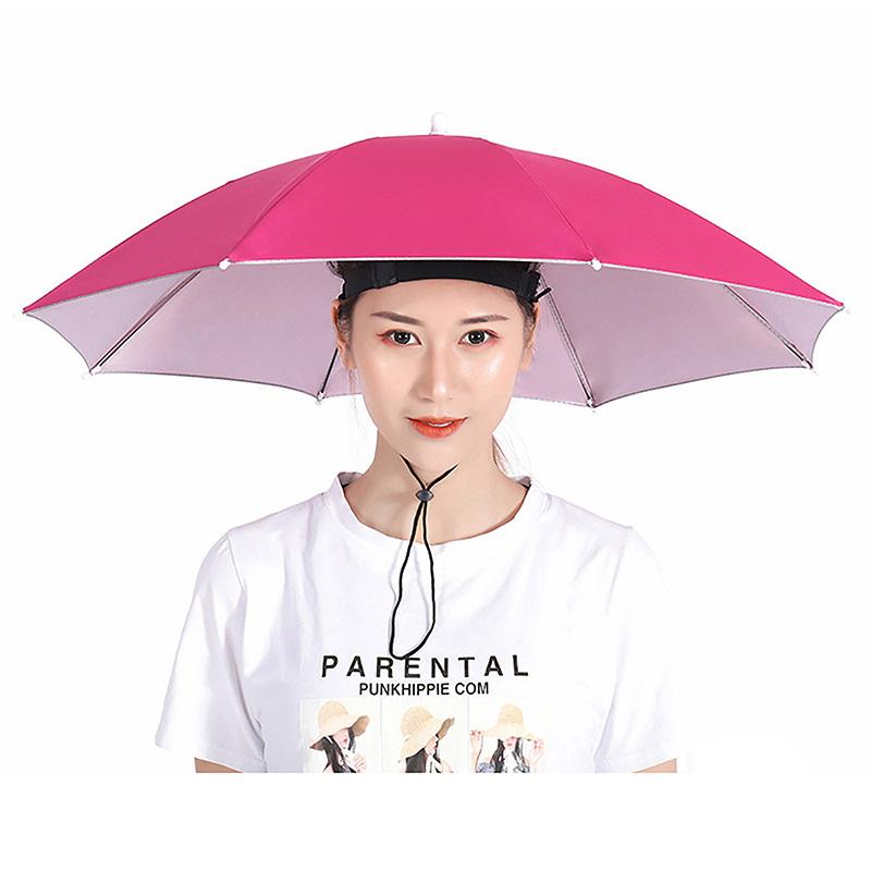 หมวกกันแดดกันฝนแบบพกพาสำหรับตก - Outdoor Camping Umbrella บทวิจารณ์และราคา
