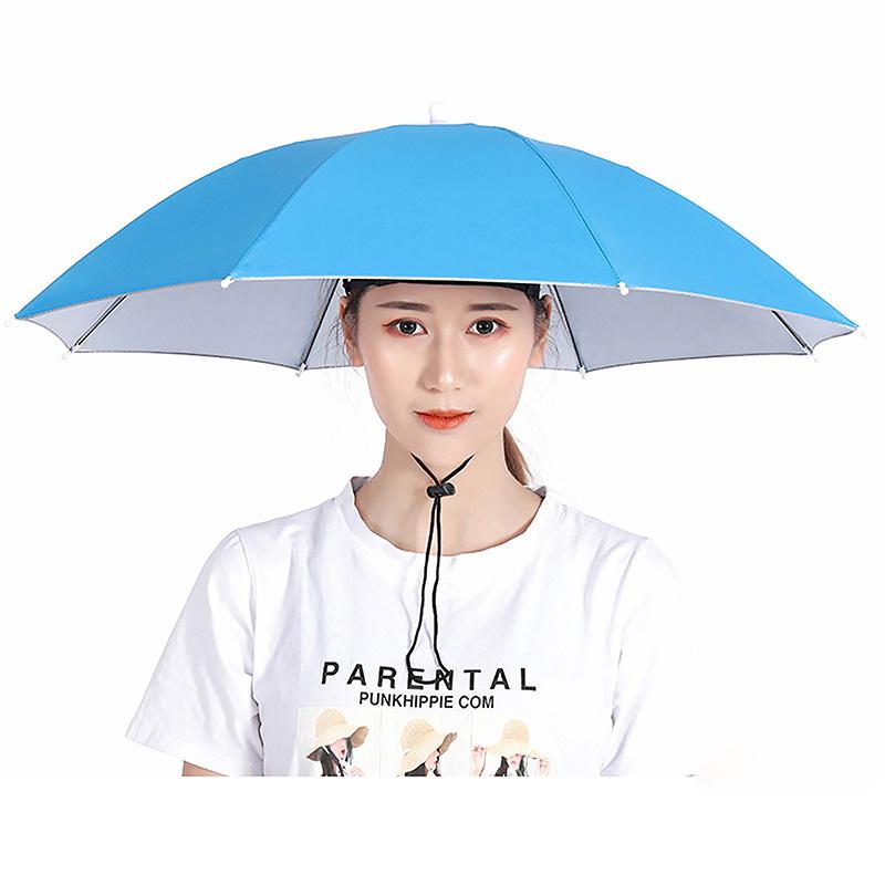 หมวกกันแดดกันฝนแบบพกพาสำหรับตก - Outdoor Camping Umbrella บทวิจารณ์และราคา