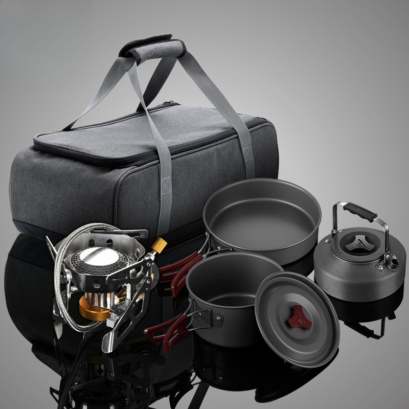 ชุดเตาแก๊สพกพาแบบแยกส่วน สำหรั - Outdoor Camping Kit บทวิจารณ์และราคา