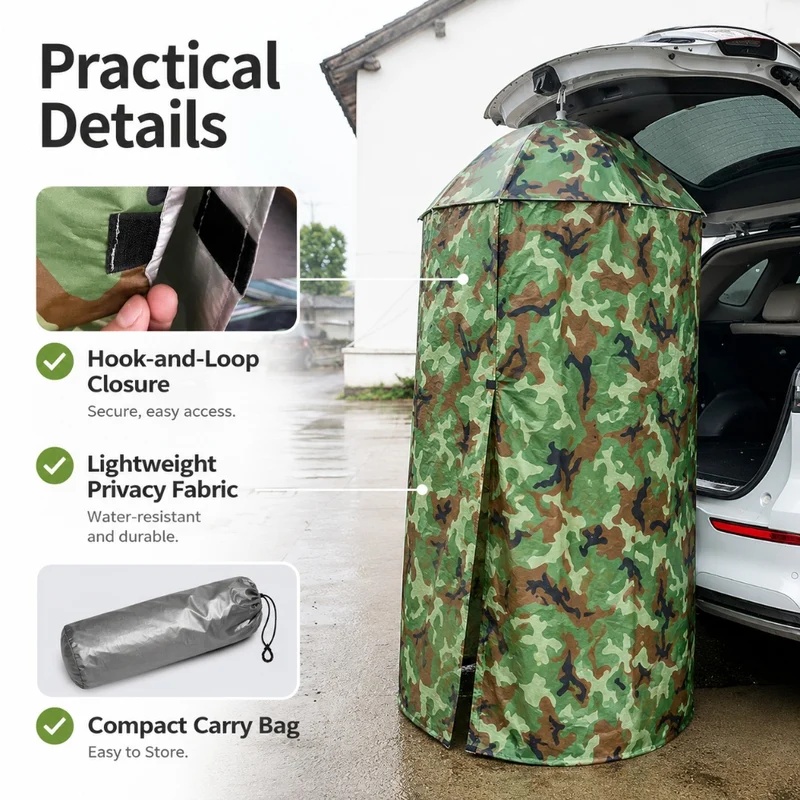 เต็นท์เปลี่ยนเสื้อผ้าแบบพกพาสำ - Outdoor Camping Automatic Quick Opening Tent บทวิจารณ์และราคา