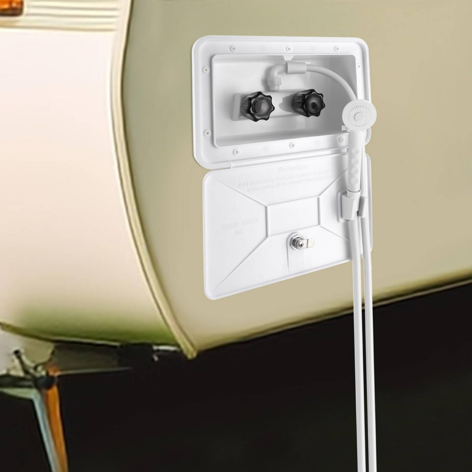 กล่องฝักบัวภายนอกรถบ้าน RV ชุด - Outdoor Camping Kit บทวิจารณ์และราคา
