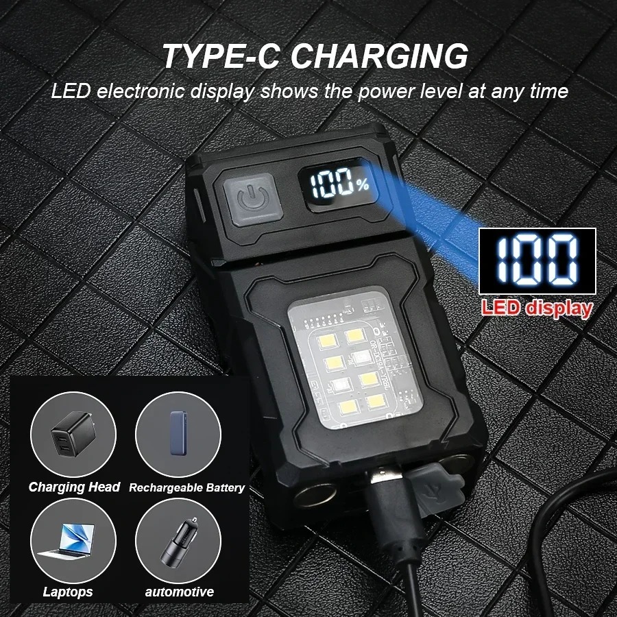 ไฟฉาย LED แบบชาร์จไฟผ่านพอร์ต  - Outdoor Camping Lantern บทวิจารณ์และราคา