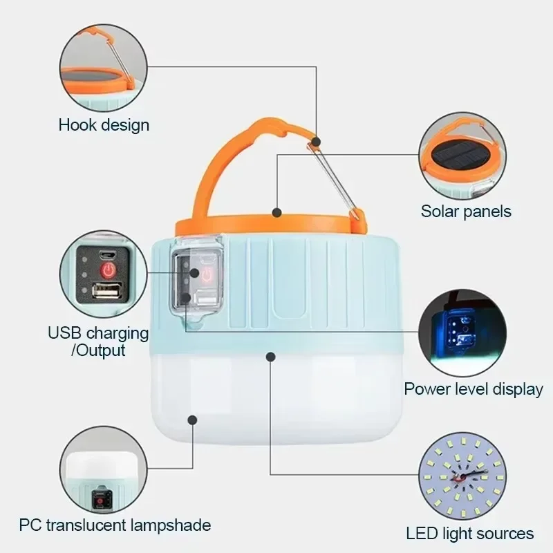 โคมไฟตั้งแคมป์พลังงานแสงอาทิตย - Outdoor Camping Light Ideas บทวิจารณ์และราคา