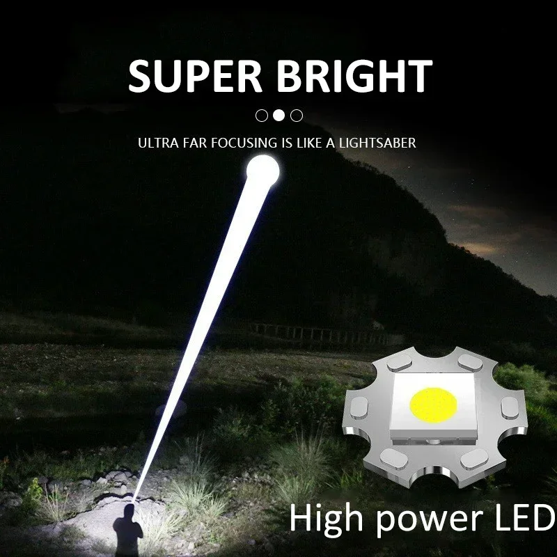 900000LM ไฟฉาย LED ทรงพลังแบบช - Outdoor Camping Adventures บทวิจารณ์และราคา