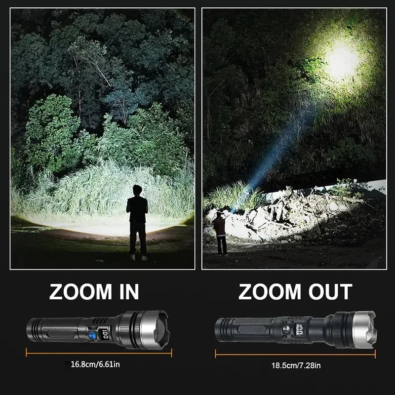 900000LM ไฟฉาย LED ทรงพลังแบบช - Outdoor Camping Adventures บทวิจารณ์และราคา