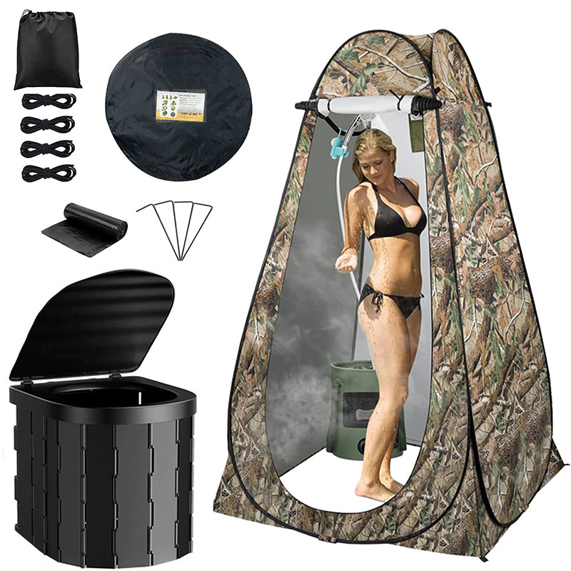 ‌ เต็นท์ห้องน้ําป๊อปอัพแบบพกพา - Outdoor Camping Automatic Quick Opening Tent บทวิจารณ์และราคา