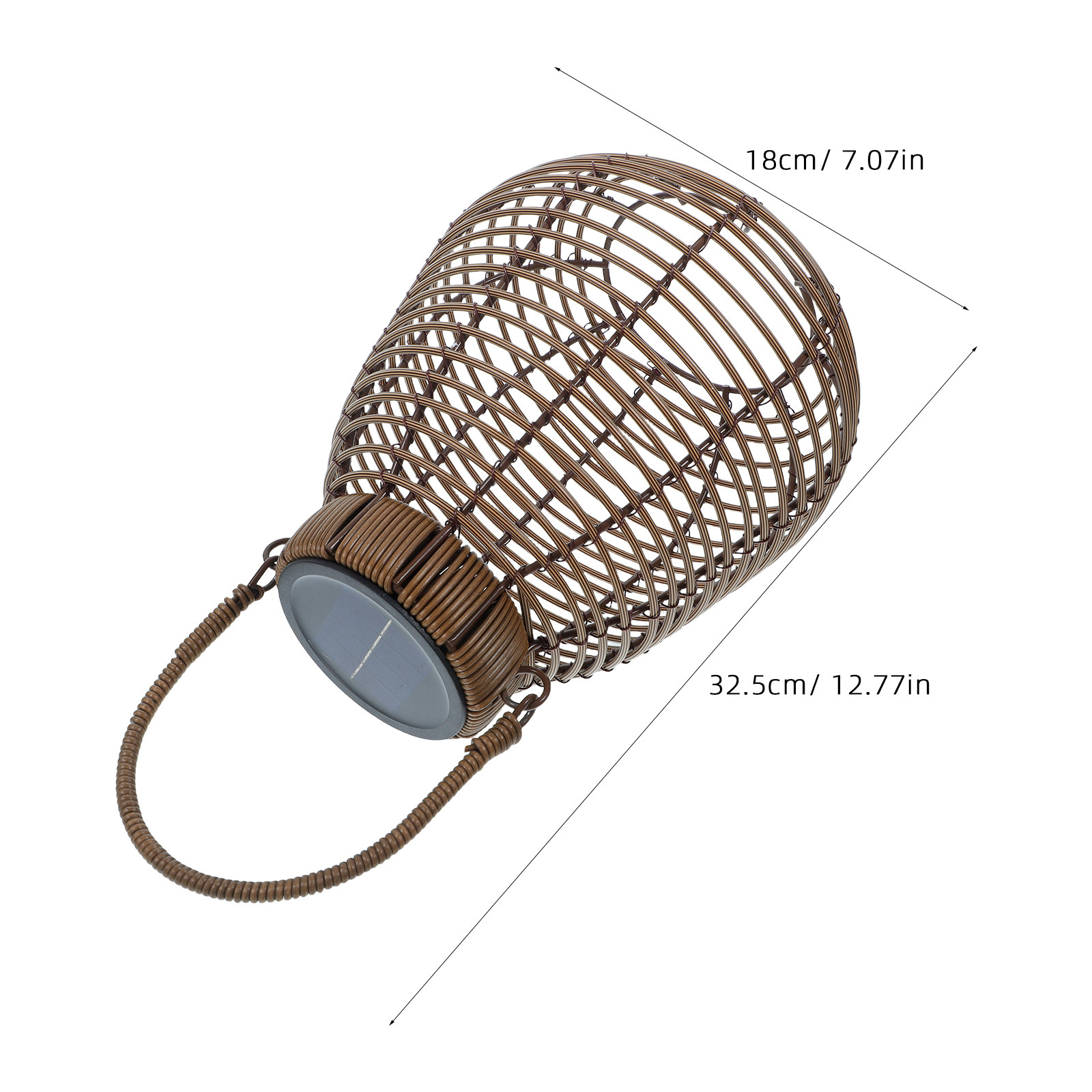 โคมไฟโซลาร์เซลล์หวายสำหรับสวนก - Outdoor Camping Lantern บทวิจารณ์และราคา