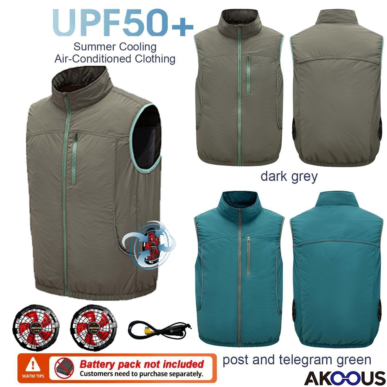 12V 5V USB เสื้อพัดลมระบายความ - Outdoor Camping Air Conditioner บทวิจารณ์และราคา