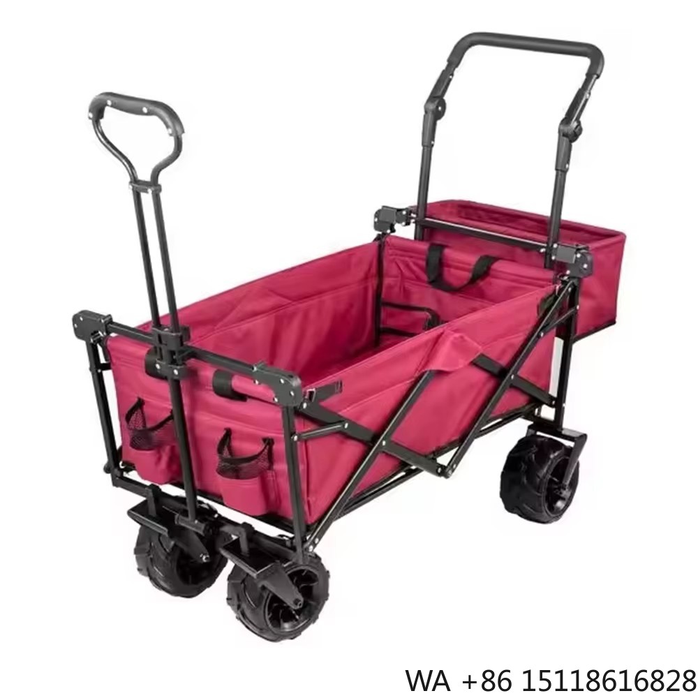 รถเข็นพับได้ขนาดใหญ่สำหรับแคมป - Outdoor Camping Vehicle Wagon บทวิจารณ์และราคา