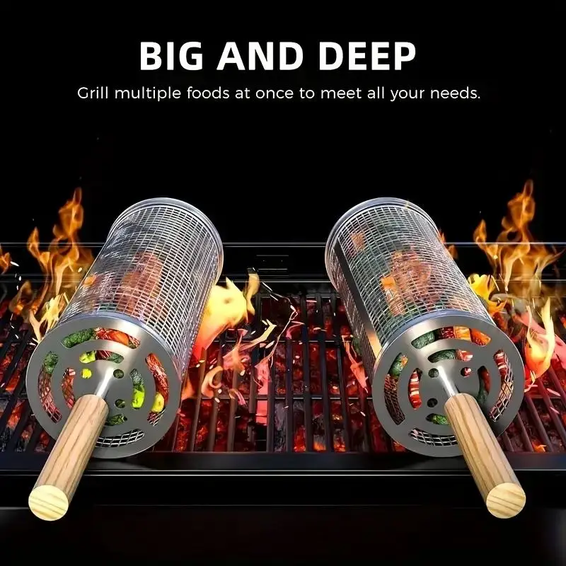 ตะแกรงย่างบาร์บีคิวสแตนเลสทรงก - Outdoor Camping Bbq บทวิจารณ์และราคา