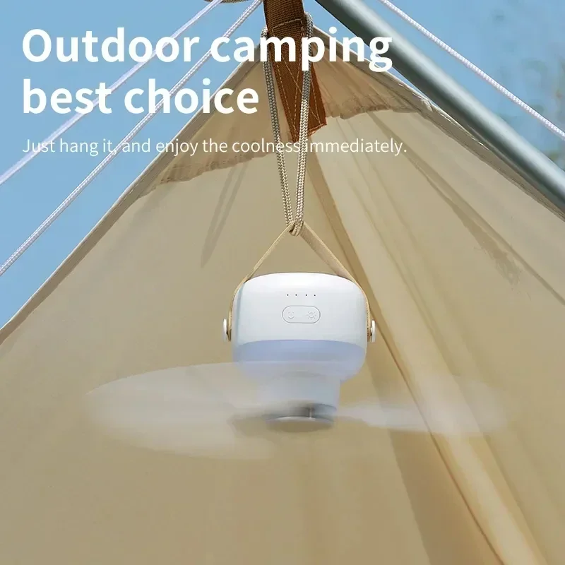 พัดลมเพดานไร้สายขนาดเล็กแบบพกพ - Outdoor Camping Light Ideas บทวิจารณ์และราคา