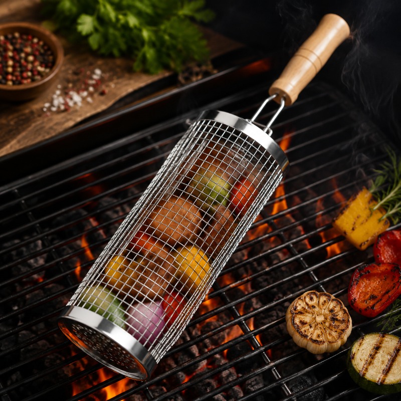 ชุดตะกร้าย่างบาร์บีคิวทรงกลม ส - Outdoor Camping Kit บทวิจารณ์และราคา