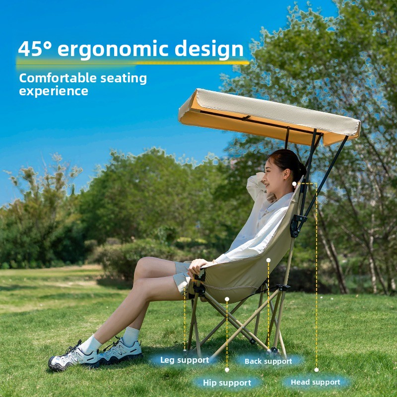 เก้าอี้พับได้พนักพิงสูงทรงพระจ - Outdoor Camping Umbrella บทวิจารณ์และราคา