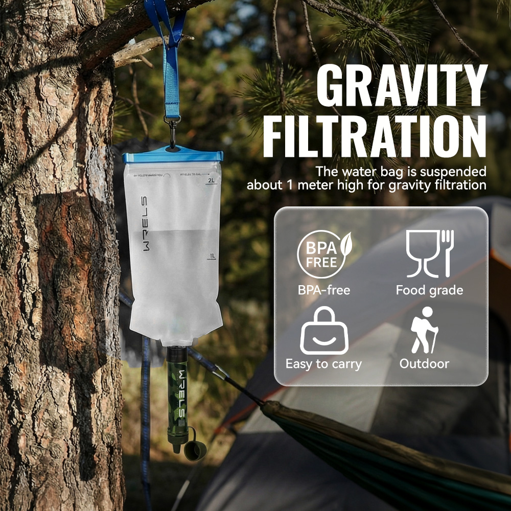 WRELS ชุดกรองน้ำแบบพกพาสำหรับก - Outdoor Camping Direct บทวิจารณ์และราคา