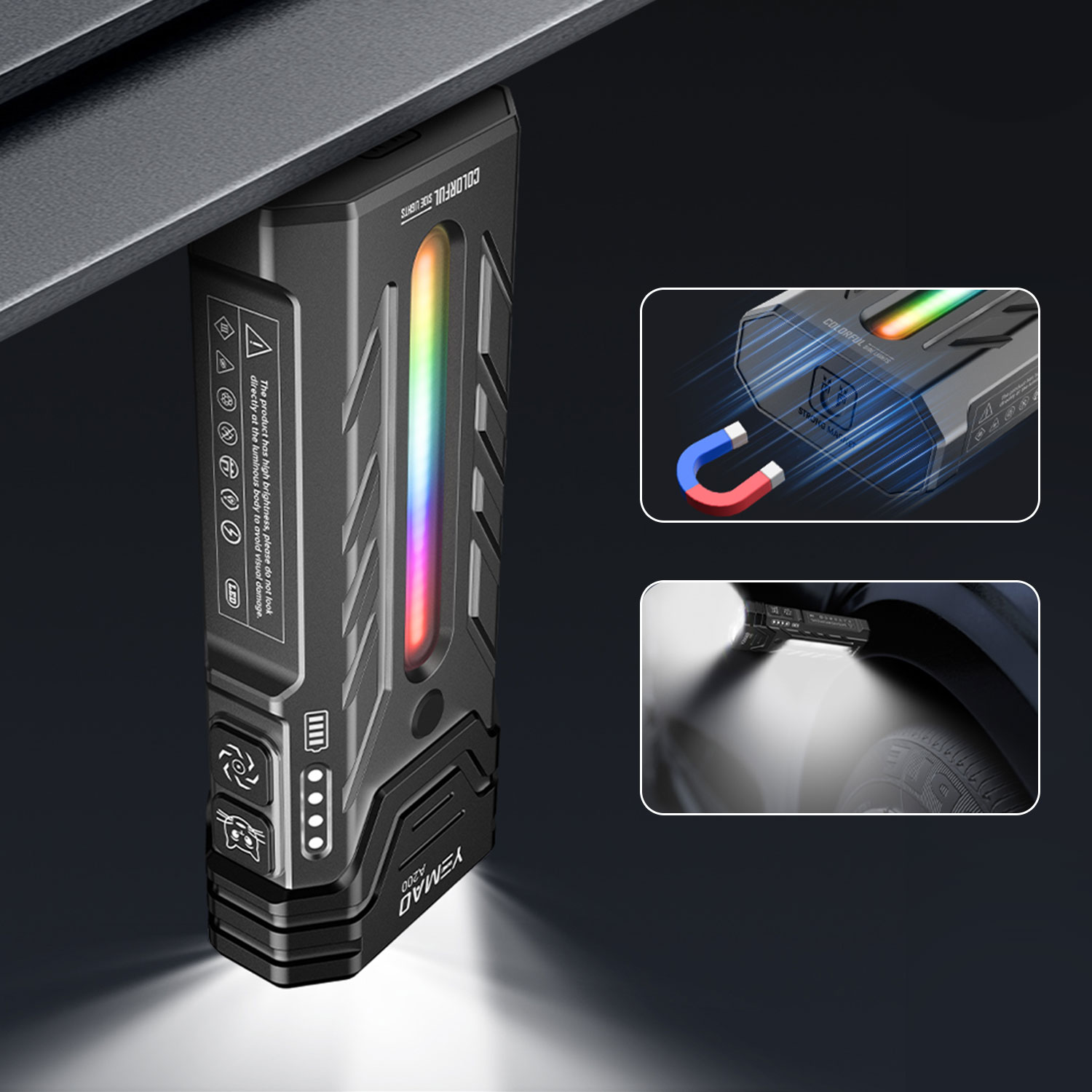 ไฟฉาย LED RGB แบบพกพาอเนกประสง - Outdoor Camping Adventures บทวิจารณ์และราคา