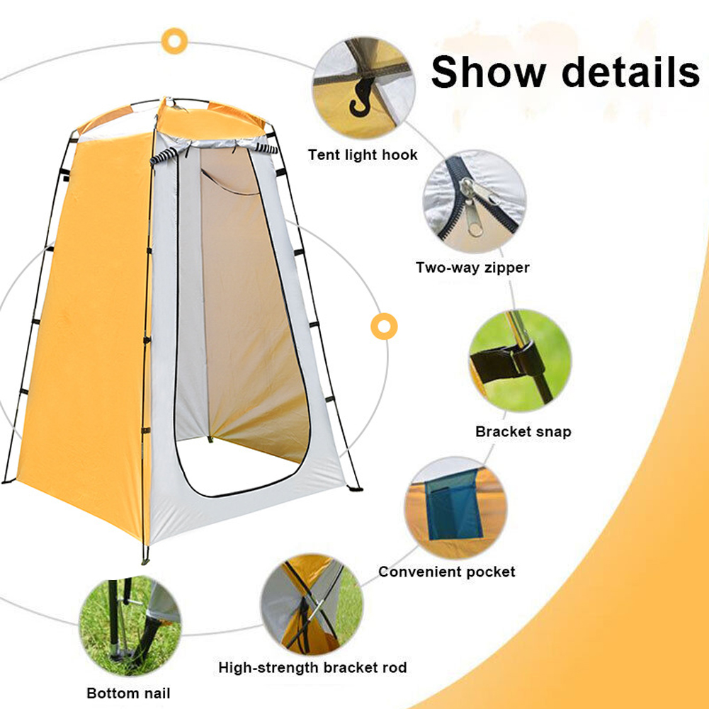 เต็นท์อาบน้ำกันแดดแบบพับได้ เต - Outdoor Camping Automatic Quick Opening Tent บทวิจารณ์และราคา